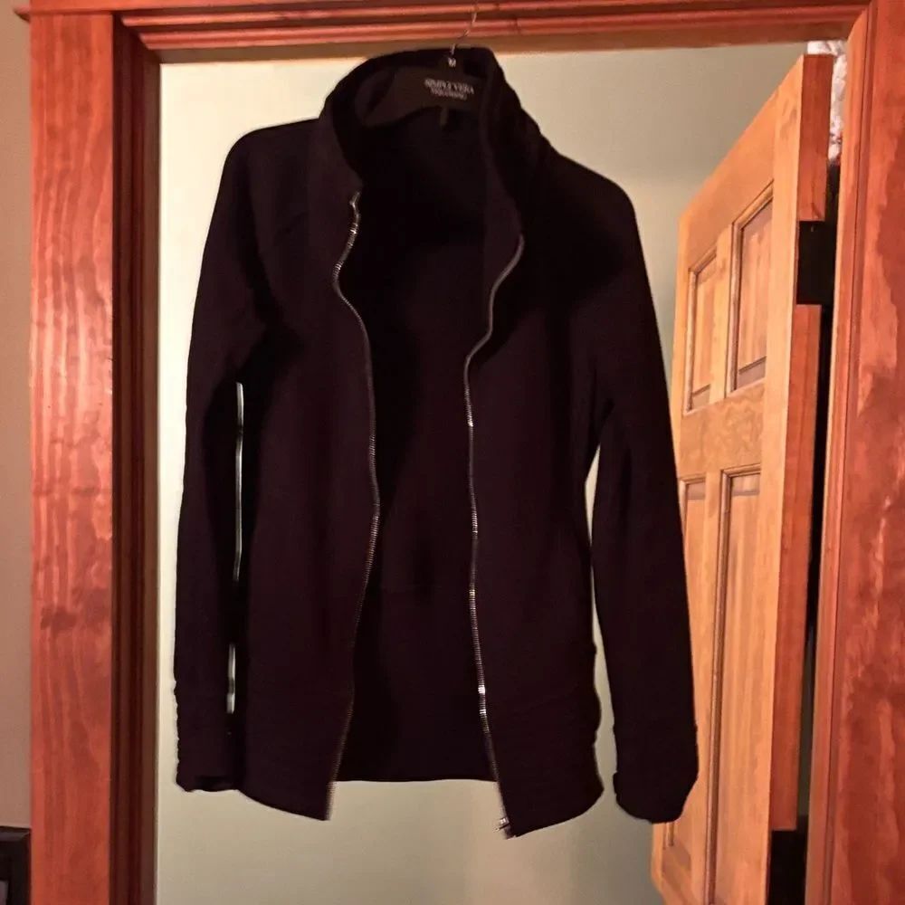 Lululemon Athletica Scuba Black Zip-Up Jacket